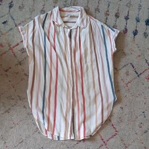 Madewell Central Shirt In Stripe